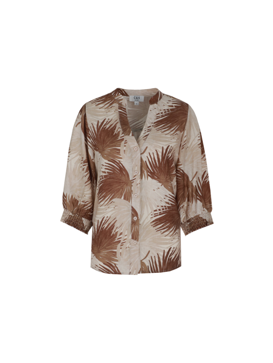 C&S Shiba Blouse offwhite/tiger eye - Afbeelding 4
