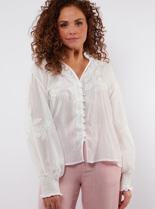 C&S Nancay Blouse offwhite