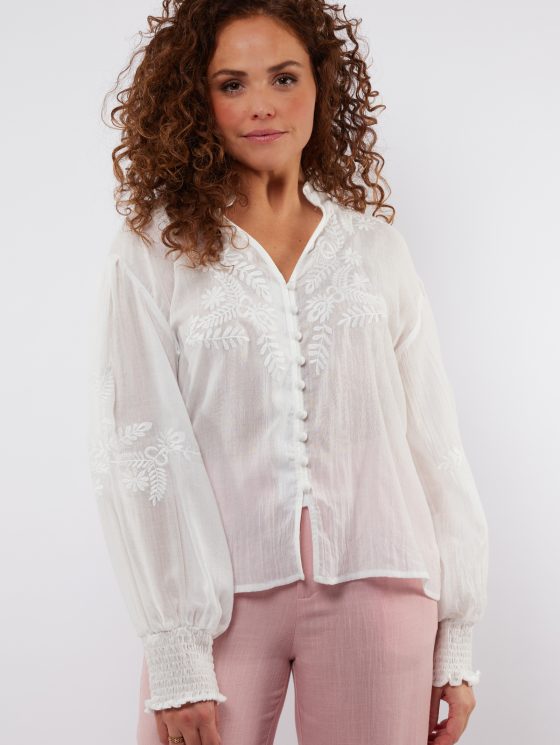 C&S Nancay Blouse offwhite