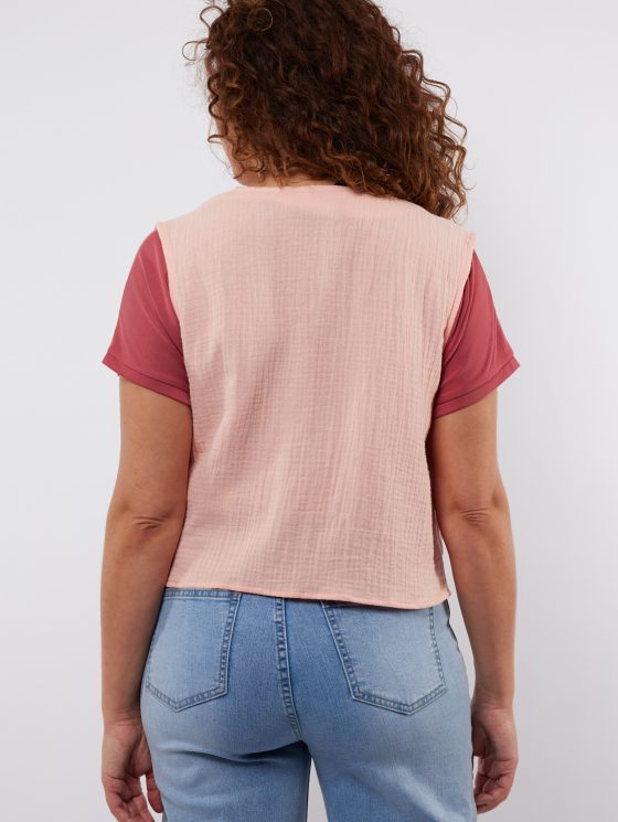 C&S Ardentes Gilet ballet pink - Afbeelding 2
