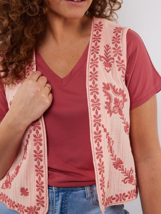 C&S Ardentes Gilet ballet pink - Afbeelding 3