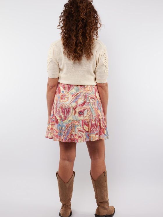 C&S Barcelona Rok ballet pink / jade green - Afbeelding 4