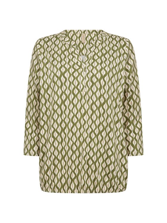 SoyaConcept Felicity AOP 507 Blouse callisto green - Afbeelding 4