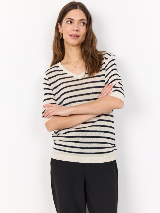SoyaConcept Luanna 4 Shirt donkerblauw
