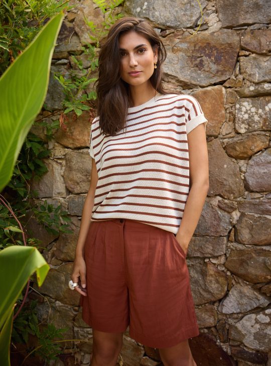 SoyaConcept Luanna 5 Shirt rusty red brown