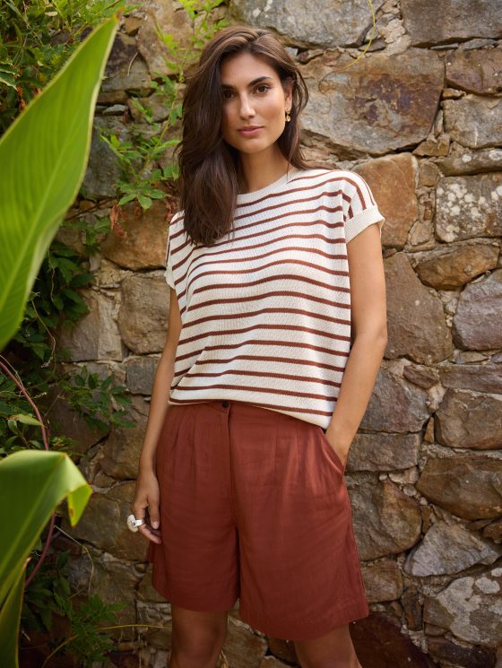 SoyaConcept Luanna 5 Shirt rusty red brown