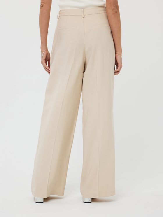 Esqualo Trousers WB Pleat Broek light sand HS25.10221 - Afbeelding 5