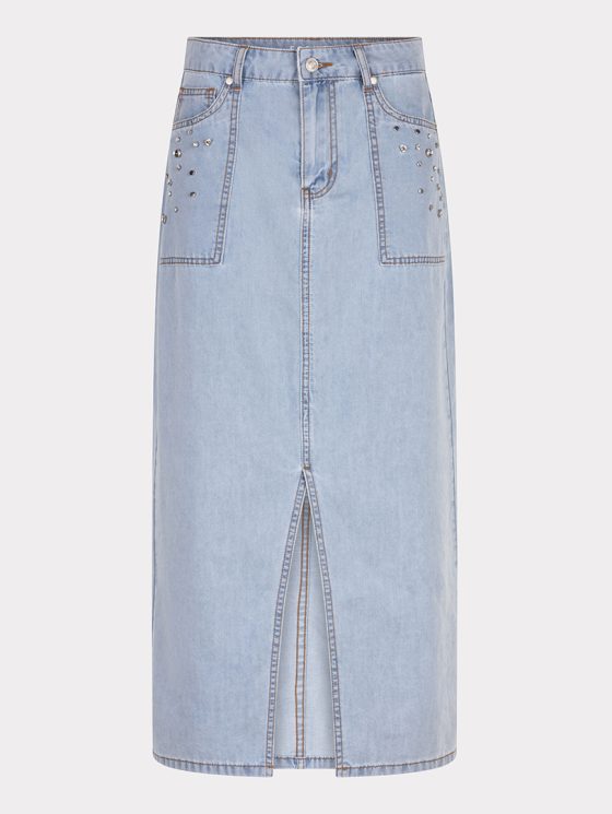 Esqualo Maxi Denim Rok Embellished HS25.12204 jeans blue - Afbeelding 5