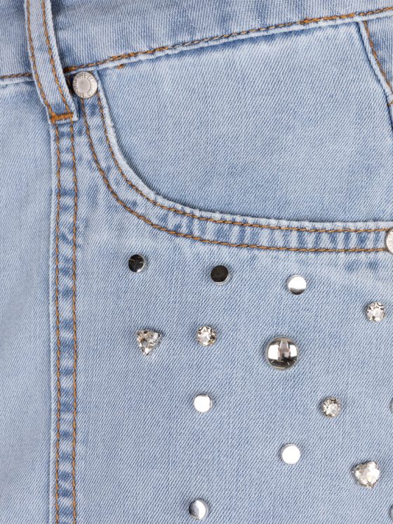 Esqualo Maxi Denim Rok Embellished HS25.12204 jeans blue - Afbeelding 4