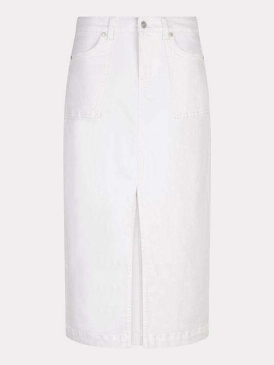 Esqualo Maxi Denim Rok Split HS25.12211 off white - Afbeelding 6