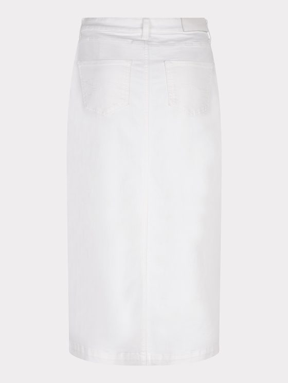 Esqualo Maxi Denim Rok Split HS25.12211 off white - Afbeelding 8