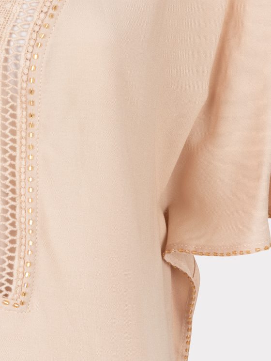 Esqualo Top Embellished HS25.14213 zand - Afbeelding 6