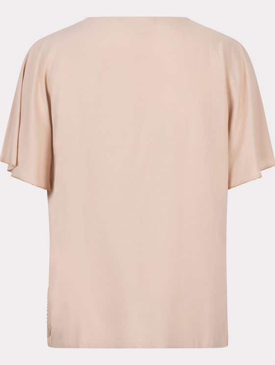 Esqualo Top Embellished HS25.14213 zand - Afbeelding 7