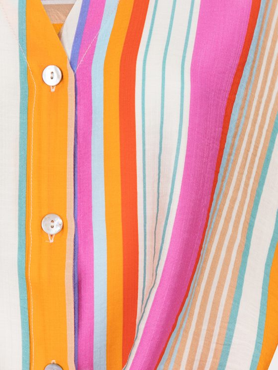 Esqualo Blouse Knot Striped HS25.15200 print - Afbeelding 7