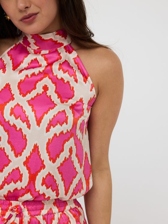Esqualo Top Halter Disco Spark HS25.15213 print - Afbeelding 3