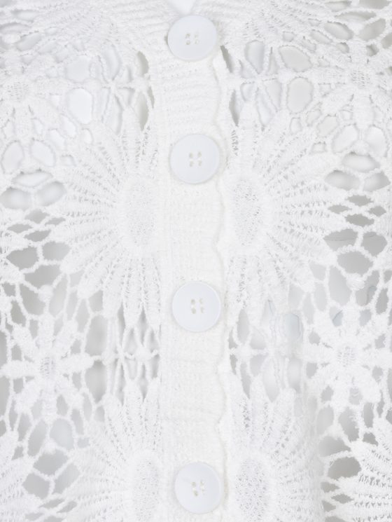 Esqualo Crochet Vest HS25.18204 off white - Afbeelding 6