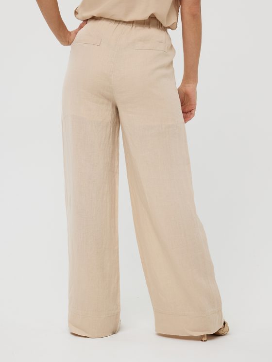 Esqualo Broek Linen HS25.28224 zand - Afbeelding 5