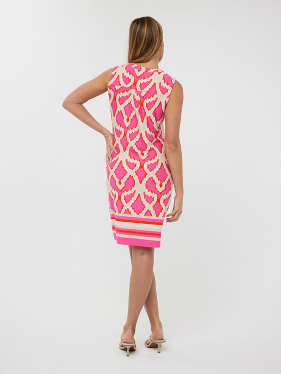 Esqualo Mouwloze Jurk Beads Disco Spark HS25.30201 print - Afbeelding 5