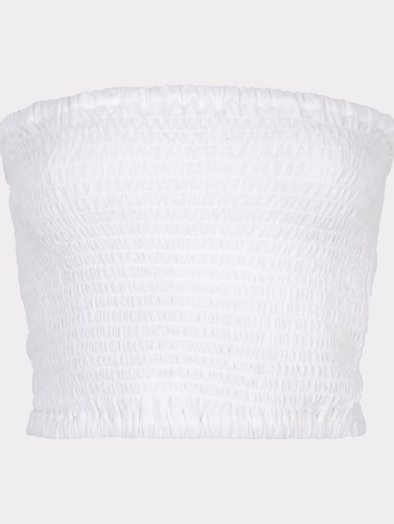 Esqualo Top Smock Bandeau HS25.30204 off white - Afbeelding 5