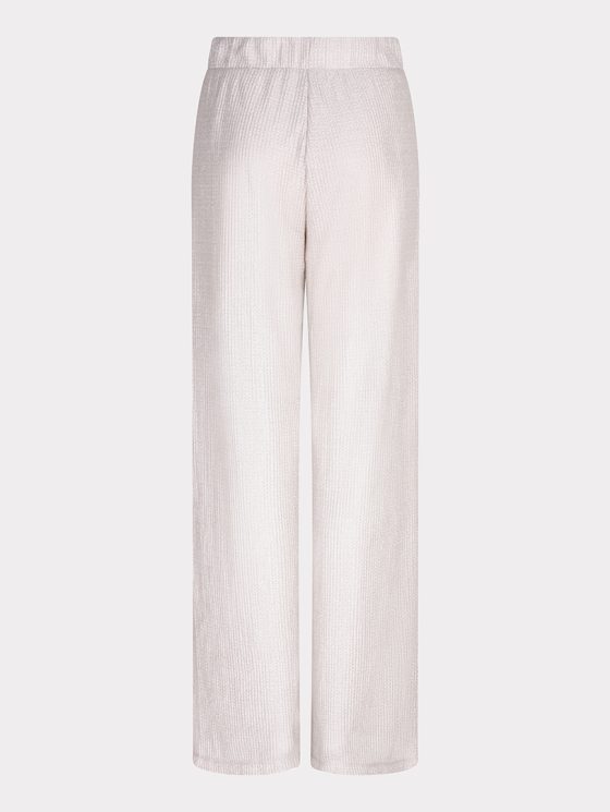 Esqualo Trousers Plisse Glitter Broek HS25.30213 champagne - Afbeelding 6