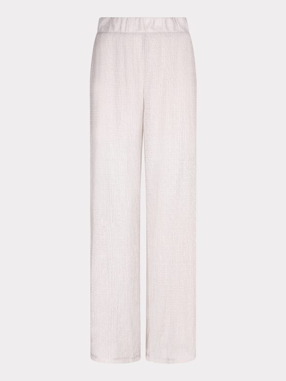 Esqualo Trousers Plisse Glitter Broek HS25.30213 champagne - Afbeelding 5
