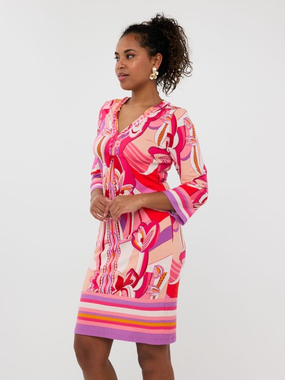 Esqualo Jurk Beads Disco Hit HS25.30216 print
