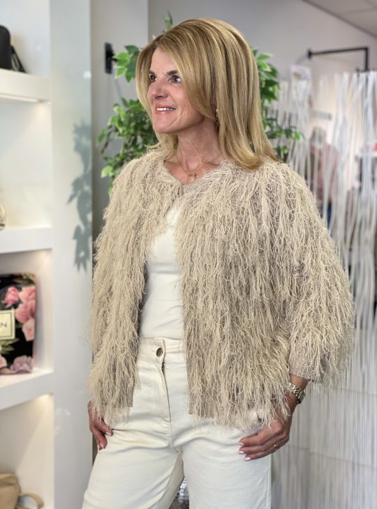 Fluresk Peggy Knitting Vest zand