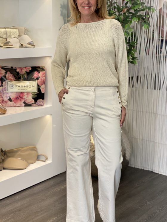 My Essential Wardrobe DivaMW Boxy Knit Pullover zand - Afbeelding 2