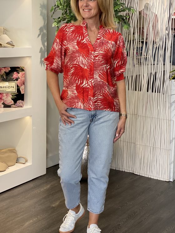 C&S Shiba Blouse sand / slate rose - Afbeelding 5