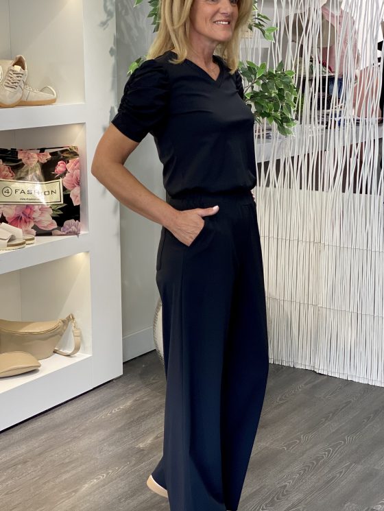 Lady Day Travelstof Millie Broek zwart