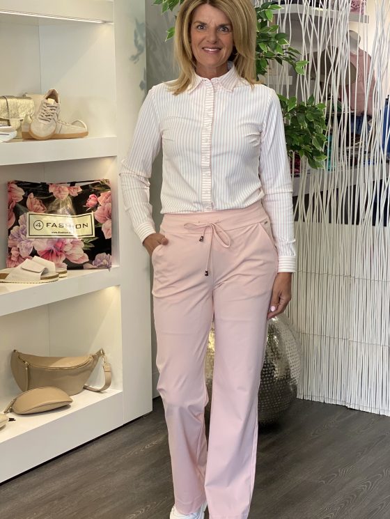 Mi Piace Travelstof Blouse 60840 peachskin off white - Afbeelding 2