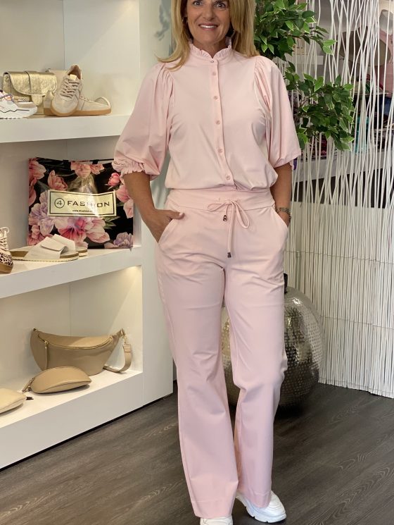 Mi Piace Travelstof Blouse Ballonmouw 202532 peachskin - Afbeelding 2