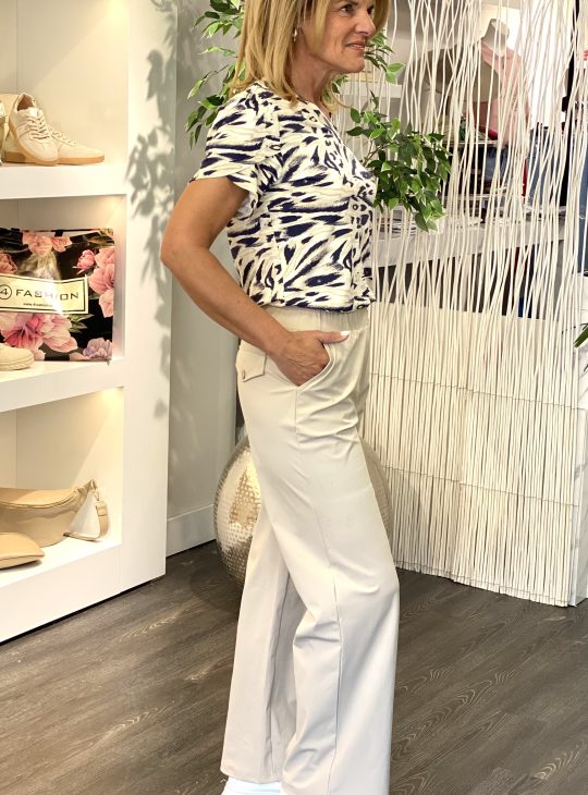 Triple Nine Travelstof Broek Lola 2701 beige