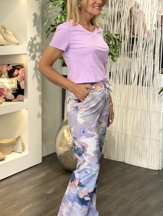 Mi piace Travelbroek Loose Fit multicolor monet print 202089
