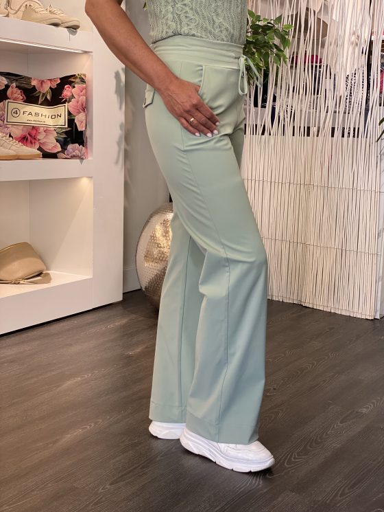 Mi Piace Travelstof Broek dikkere kwaliteit lilypad groen 202136 - Afbeelding 3