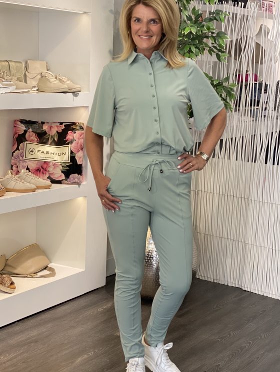 Mi Piace Travelbroek dikkere kwaliteit 202134 lilypad groen - Afbeelding 3