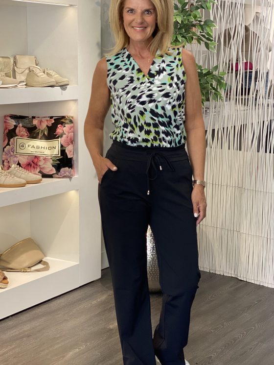 Mi Piace Travelstof Mouwloze Top lilypad camouflage 202425 - Afbeelding 2