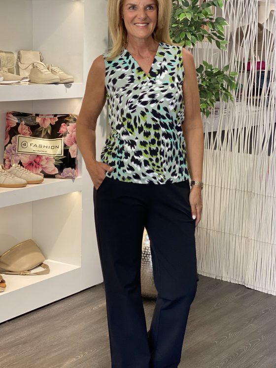 Mi Piace Travelstof Mouwloze Top lilypad camouflage 202425 - Afbeelding 4