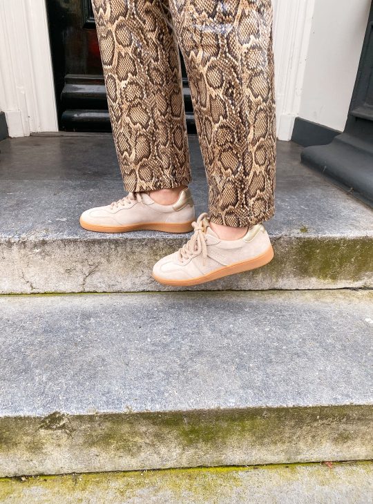 DWRS Poona Sneaker zand/champagne