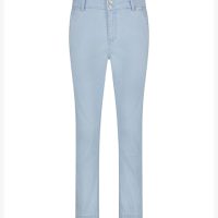 Red Button Diana Fancy Chambray Broek bleachblue