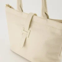 Helia - Classic Grain - Schoudertassen - Ecru - D37 - Goudkleurig