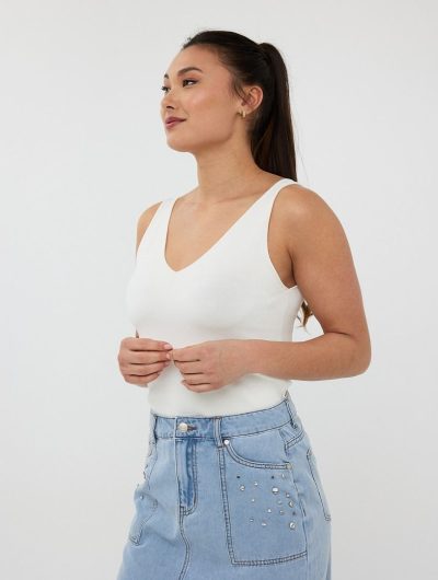 Esqualo Singlet Top HS25.07207 offwhite