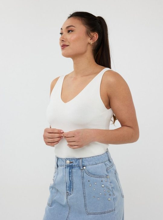 Esqualo Singlet Top HS25.07207 offwhite