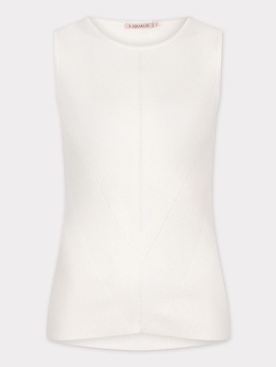 Esqualo Camisole V-pattern HS25.07209 offwhite - Afbeelding 5