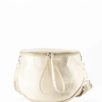 Romsa Crossbody Tas echt leer goud
