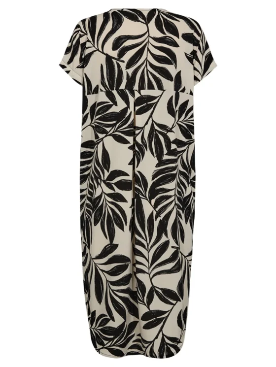 Freequent Floi Jurk moonbeam w. black - Afbeelding 2