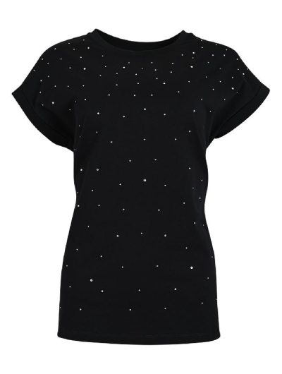 Maicazz Nana T-shirt zwart zilver