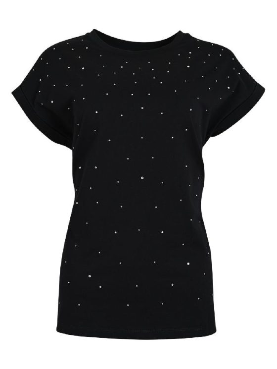 Maicazz Nana T-shirt zwart zilver