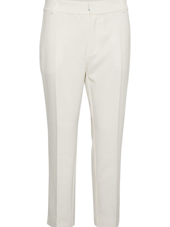 My Essential Wardrobe YolaMW Straight Slit Broek snow white - Afbeelding 5