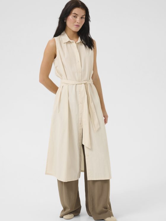 My Essential Wardrobe SunnaMW Doorknoopjurk almond milk - Afbeelding 5